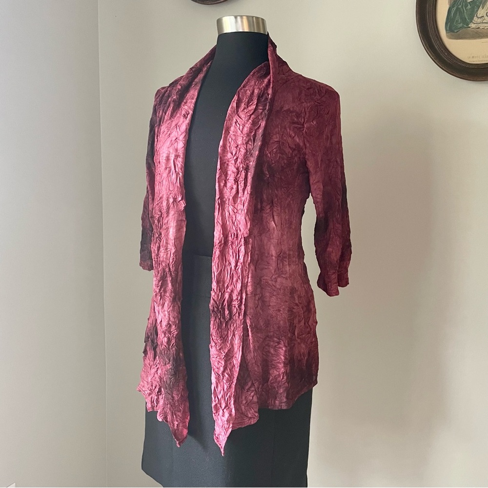 VINTAGE 1990s Grunge Fairycore Waterfall Cardigan